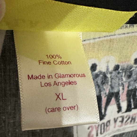 PLAYBILL Brand Men's XL 2 Piece 'PJ' Pajama Set Black w/Broadway Programs - Picture 5 of 14